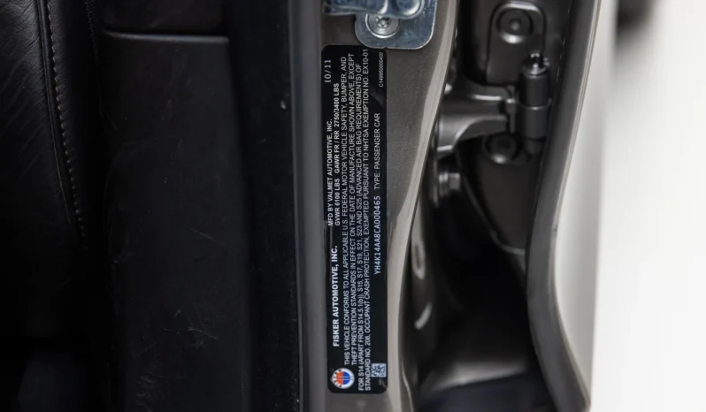 
								2012 Fisker Karma Hybrid Sedan Only 14K Miles Stunning Color Combo Original full									