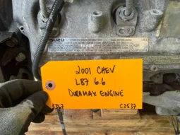 
										01-04 CHEVROLET GMC 2500 3500 6.6 LB7 DURAMAX DIESEL ENGINE MOTOR NO CORE!! full									